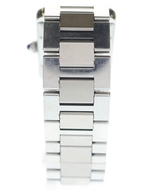 Cartier Tank Solo XL Watch Silver Dial SS at main image 6